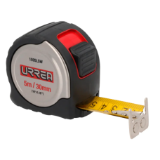 Flexómetro con carcasa de acero inoxidable 5 m x 30 mm